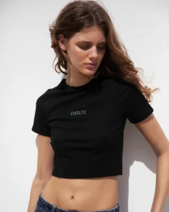 STIEGLITZ Cropped Top Black^ Basics