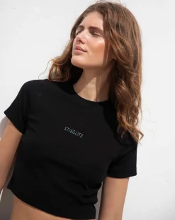 STIEGLITZ Cropped Top Black^ Basics